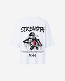 G West Womens Oversized Ripping Skeleton Tee