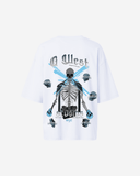 G West Womens Oversized Skull Tee