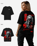 G West Oversized Smoke Skull Tee - Women