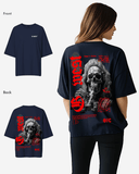 G West Oversized Smoke Skull Tee - Women
