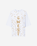 G West Womens Oversized Splatter Tee