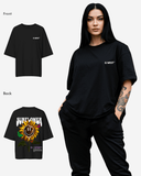 G West Womens Oversized Sunflower Tee
