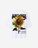 G West Womens Oversized Sunflower Tee