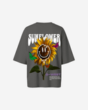 G West Womens Oversized Sunflower Tee