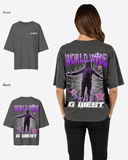 G West Womens Oversized World Wide Star Tee