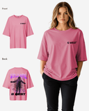 G West Womens Oversized World Wide Star Tee
