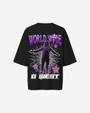 G West Womens Oversized World Wide Star Tee