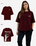 G West Womens Oversized X-Ray Hand Tee