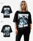 G West Womens protect your soul Oversized tee