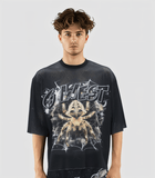 G WEST RHINSTONE SPIDER 3.0 3/4 SLEEVES MESH SHORT SET