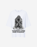 G West Strength Come From Struggle Oversized Tee - Women