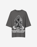 G West Strength Come From Struggle Oversized Tee - Women