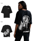 G West Womens Oversized Angel Girl Tee