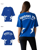 G West Womens Oversized Brooklyn Arch Logo Tee