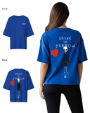 G West Womens Oversized Drunk In Sorrow Tee
