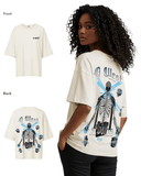 G West Womens Oversized Skull Tee