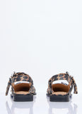 Ganni Women Feminine Buckle Ballerina Flats