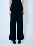 Ganni Women Solid Twill Suiting Cargo Pants