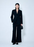 Ganni Women Solid Twill Suiting Cargo Pants