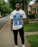 G West Gate To Doom Men's Oversized T-Shirt