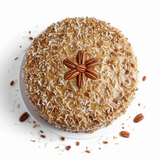 Andy Anand Sugar-Free German Chocolate Cake, 2.4 lb – Belgian Cocoa, Coconut-Pecan Filling, Keto & Diabetic-Friendly Birthday Gift Box
