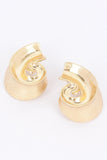 Gold Plated Metal Earring