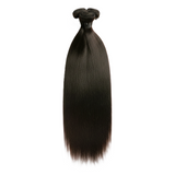Black Natural Indian Straight Human Hair Bundle Cuticle Aligned Raw Virgin Hair 18 Inches