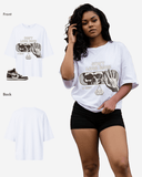 G West Horror Rearview Oversized Women's T-Shirt