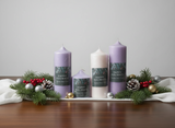 Beeswax Pillar Candle Set – 3pcs