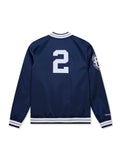 Mitchell & Ness Court Yankees Derek Jeter Satin Jacket - Navy