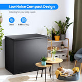 Kismile 7.0/3.5 Cubic Feet Chest Freezer with Removable Basket Free Standing