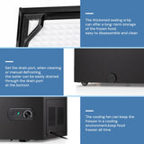 3.5 Cubic Feet Chest Freezer with 2 Removable Baskets D5897H
