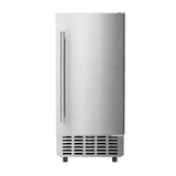 Kismile Commercial Built-in Ice Maker Machine,70Lbs/Day,Under Counter Ice Cube Maker with 24H Timer,Built-in Freestanding Ice Maker for Home & Office(Silver)