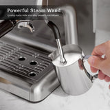 Kismile Espresso Machine, Semi-Automatic Coffee Maker with Bean Grinder and Milk Frother Steam Wand