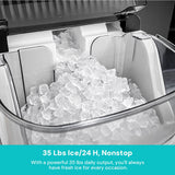 Kismile Nugget Countertop Ice Maker Z5825NB