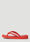 Kenzo Women Logo Patch Flip Flops