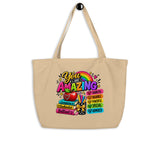 You Are Amazing Canvas Tote Bag