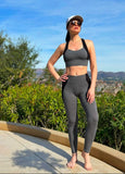 Neda Colorblock Organic Cotton Bra Top