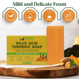 Turmeric Kojic Soap for Dark Spots & Even Tone (2-Pack)