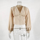 Long-sleeved Korean Blouse
