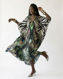 Free Spirit Printed Oversized Kaftan