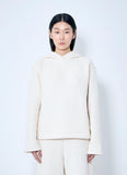 Max Mara Women Logo Embroidery Hooded Sweatshirt
