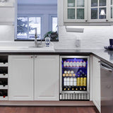 15 Inch Built-in Mini Fridge Beverage Refrigerator W5174C