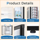 Mini Compact Refrigerator with Freezer, 2.6 Cu.Ft 58070RRE0