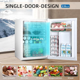 Mini Compact Refrigerator with Freezer, 2.6 Cu.Ft 58070RRE0