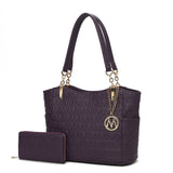 MKF Collection Allison Tote Handbag & Wallet by Mia k