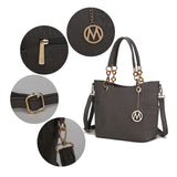 MKF Collection Rylee Vegan Leather Women Tote Handbag by Mia k