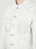 Maison Margiela Men Collarless Denim Jacket
