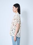 Moncler Women Short Sleeve Button-Down Shirt