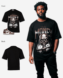 G West Money Zombie Oversized T-Shirt Mens